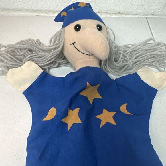 Timeless Toys Vintage Wizard Witch Hand Puppet Pretend Play Halloween P3 - Picture 3 of 10